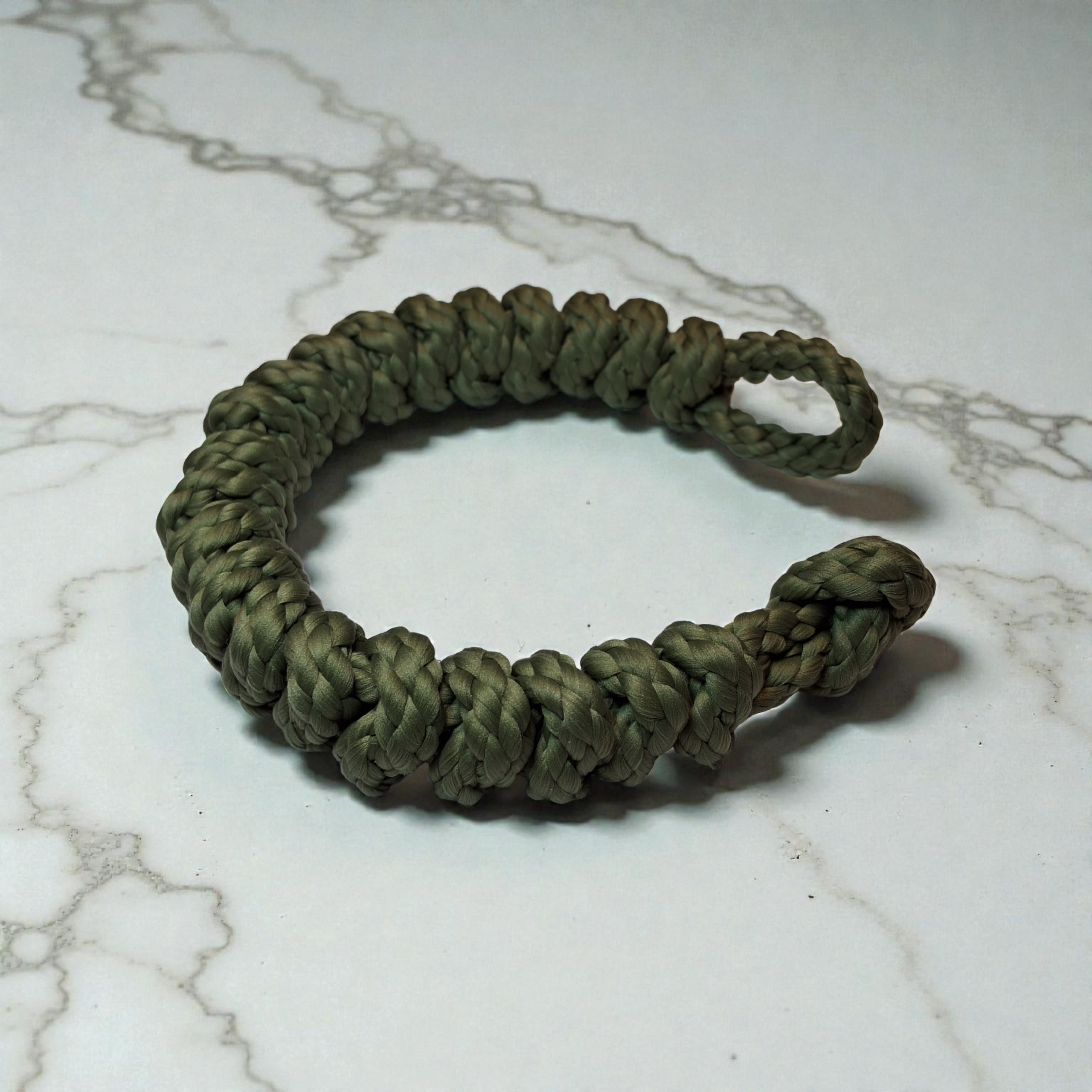 أسوارة باراكورد رجالية زيتي عسكري جدلة كوبرا - الصورة 2