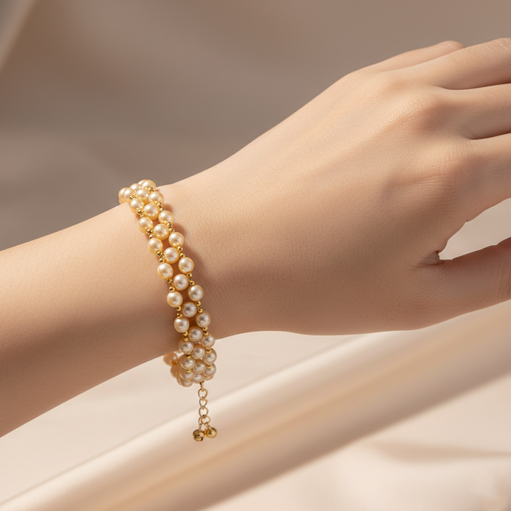 أسوارة لؤلؤ تضيف لمسة فخامة هادئة لمعصمك